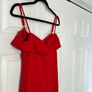 Brand new with tags gown in red